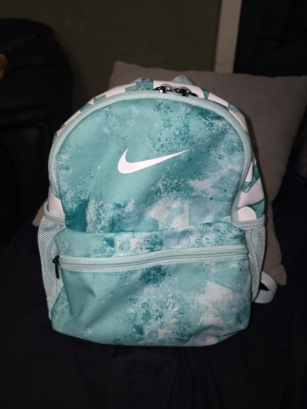 Nike Small Back Pack Turquoise Light Blue Just Do It